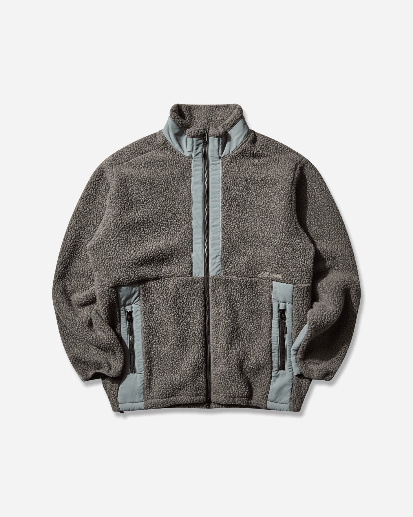 Mizuno Bt Polartec Thermal Jacket Pewter Gray Coats and Jackets Jackets B2GCC501-07