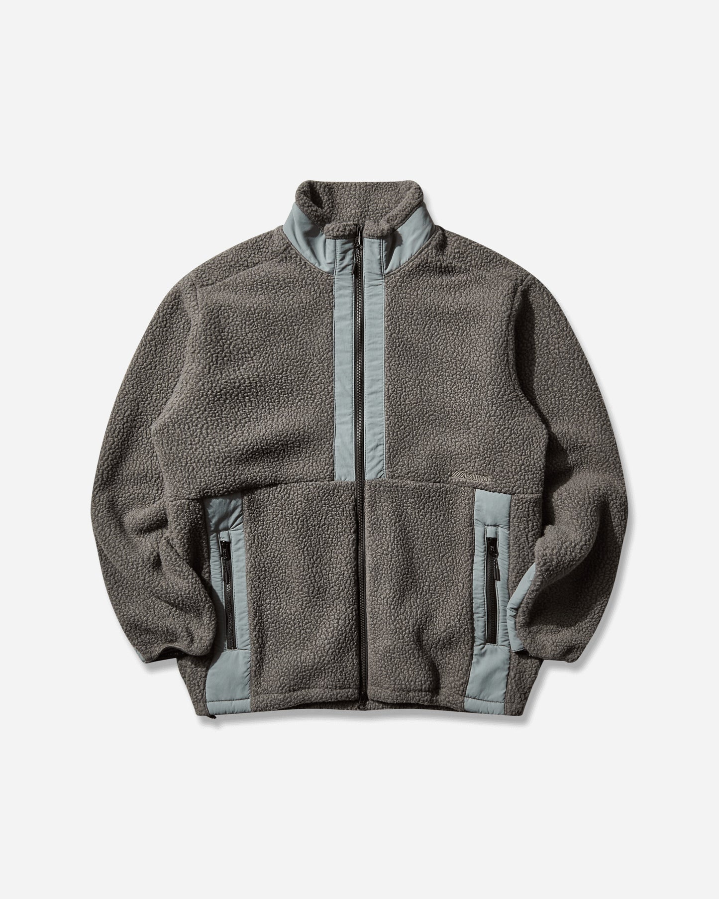 Mizuno Bt Polartec Thermal Jacket Pewter Gray Coats and Jackets Jackets B2GCC501-07