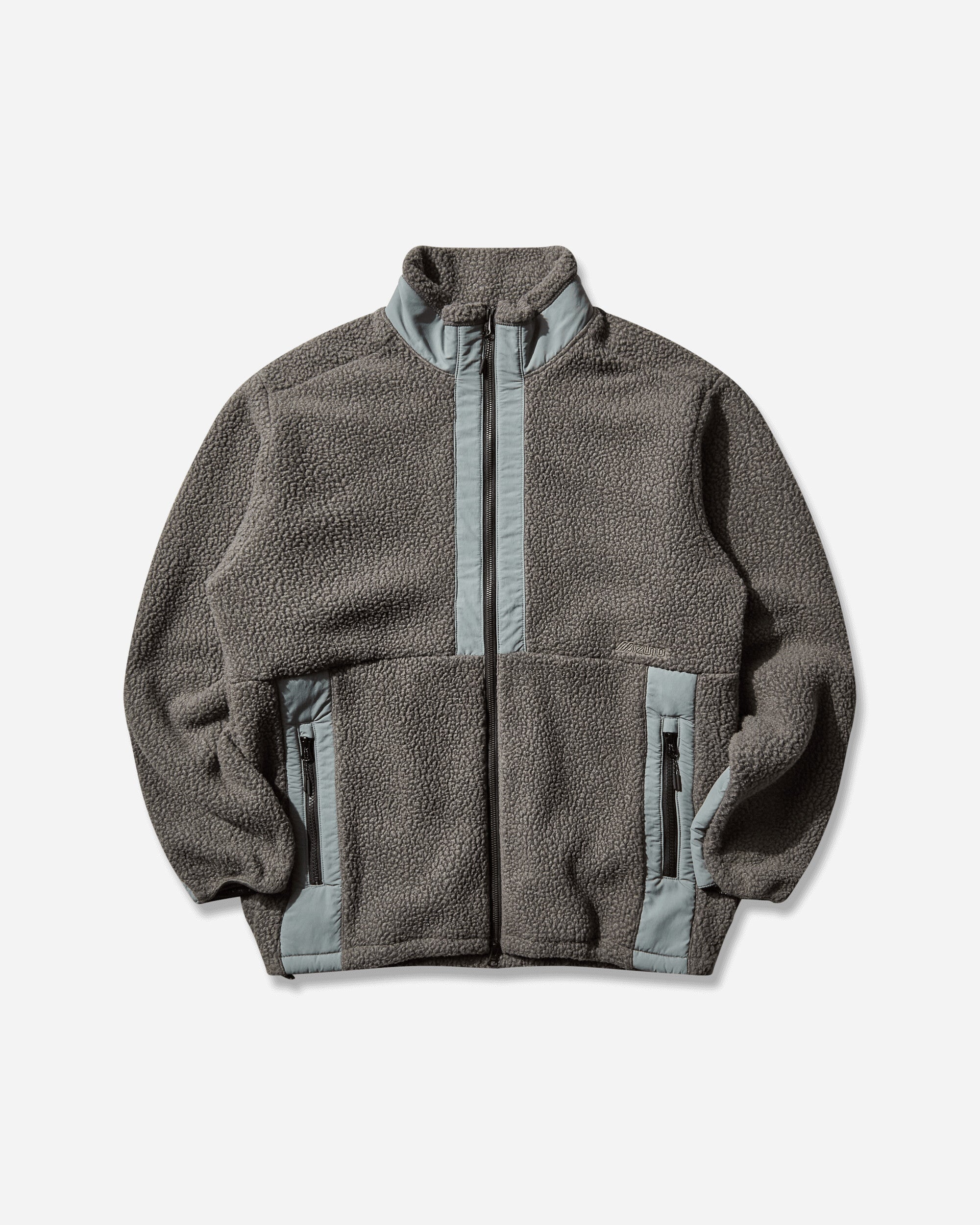 Mizuno Bt Polartec Thermal Jacket Pewter Gray Coats and Jackets Jackets B2GCC501-07