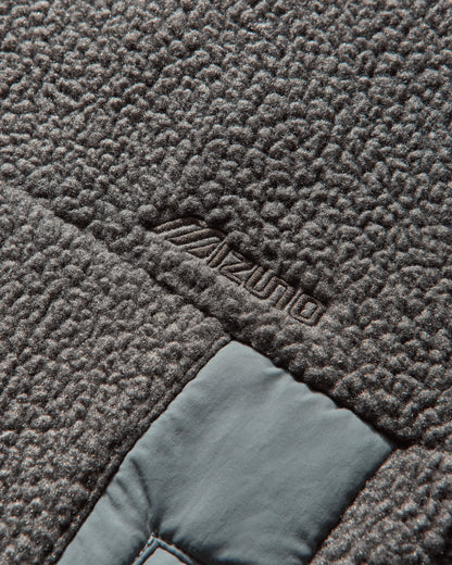 Mizuno Bt Polartec Thermal Jacket Pewter Gray Coats and Jackets Jackets B2GCC501-07