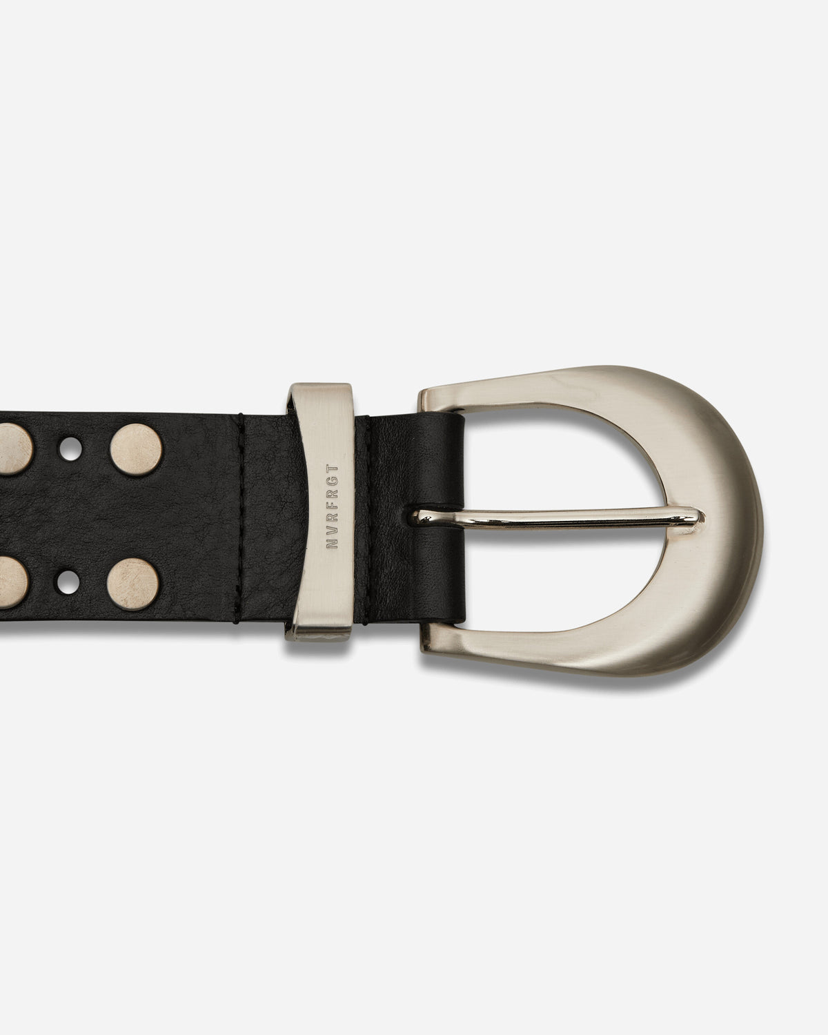 NVRFRGT 4C Studded Leather Belt Black Belts Belt NF262A03 BLACK