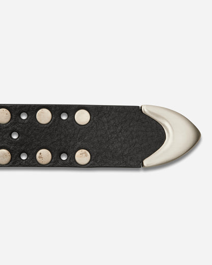 NVRFRGT 4C Studded Leather Belt Black Belts Belt NF262A03 BLACK