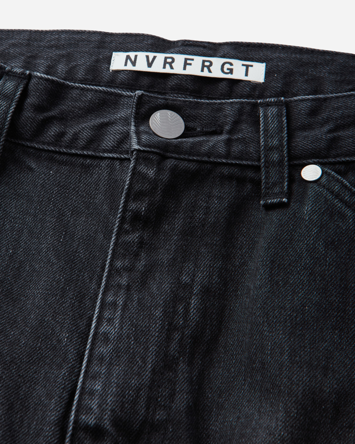 NVRFRGT 3D Twisted Jeans Bleached Black Pants Denim NF262P16 BLEACHED BLACK