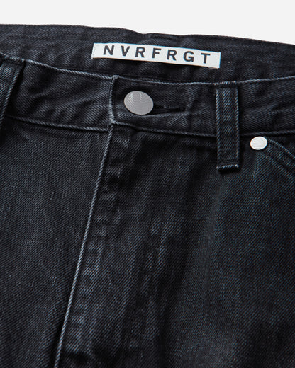 NVRFRGT 3D Twisted Jeans Bleached Black Pants Denim NF262P16 BLEACHED BLACK