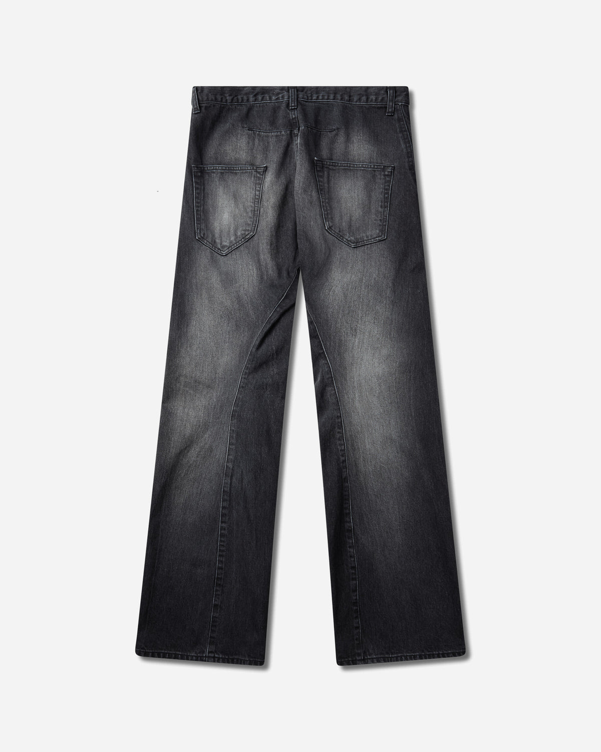 NVRFRGT 3D Twisted Jeans Bleached Black Pants Denim NF262P16 BLEACHED BLACK