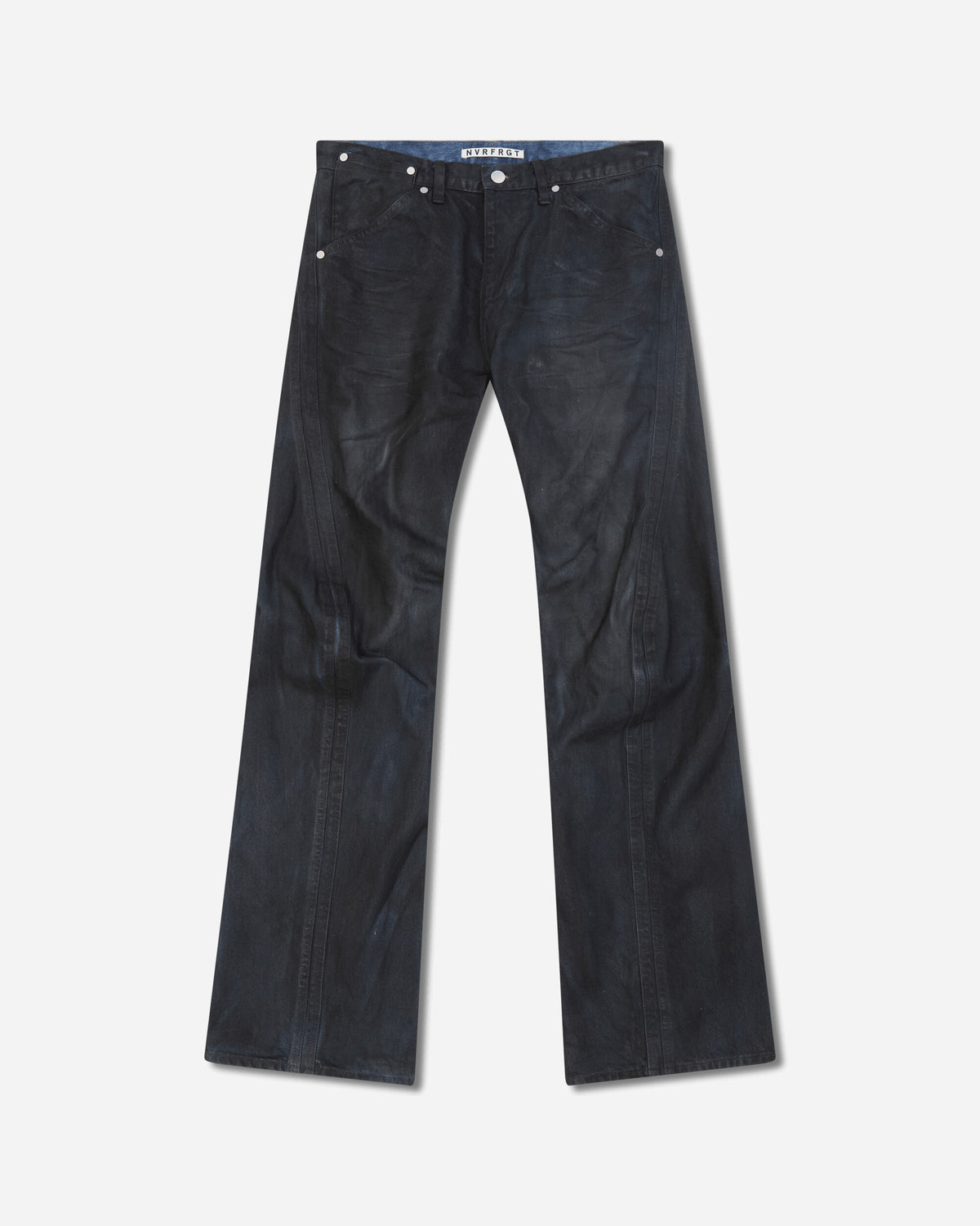 NVRFRGT 3D Twisted Jeans Luster Coated Indigo Pants Denim NF262P13A LUSTER COATED INDIGO