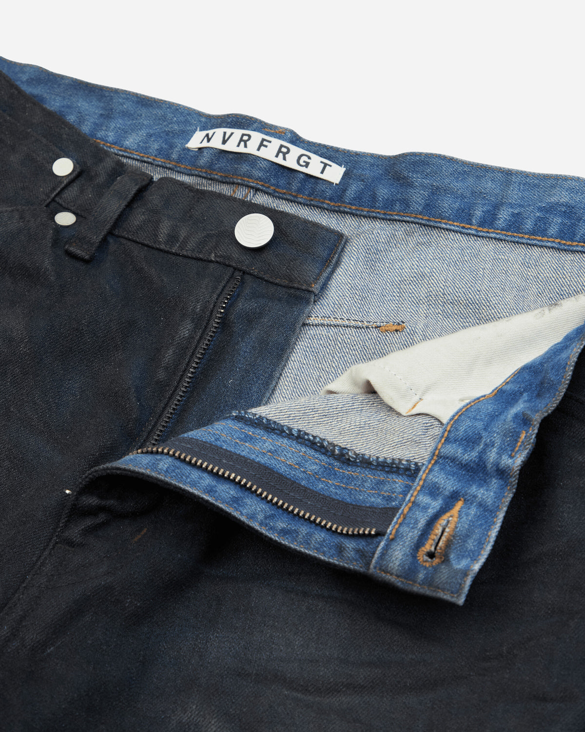 NVRFRGT 3D Twisted Jeans Luster Coated Indigo Pants Denim NF262P13A LUSTER COATED INDIGO