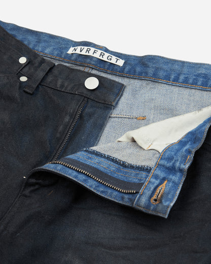 NVRFRGT 3D Twisted Jeans Luster Coated Indigo Pants Denim NF262P13A LUSTER COATED INDIGO