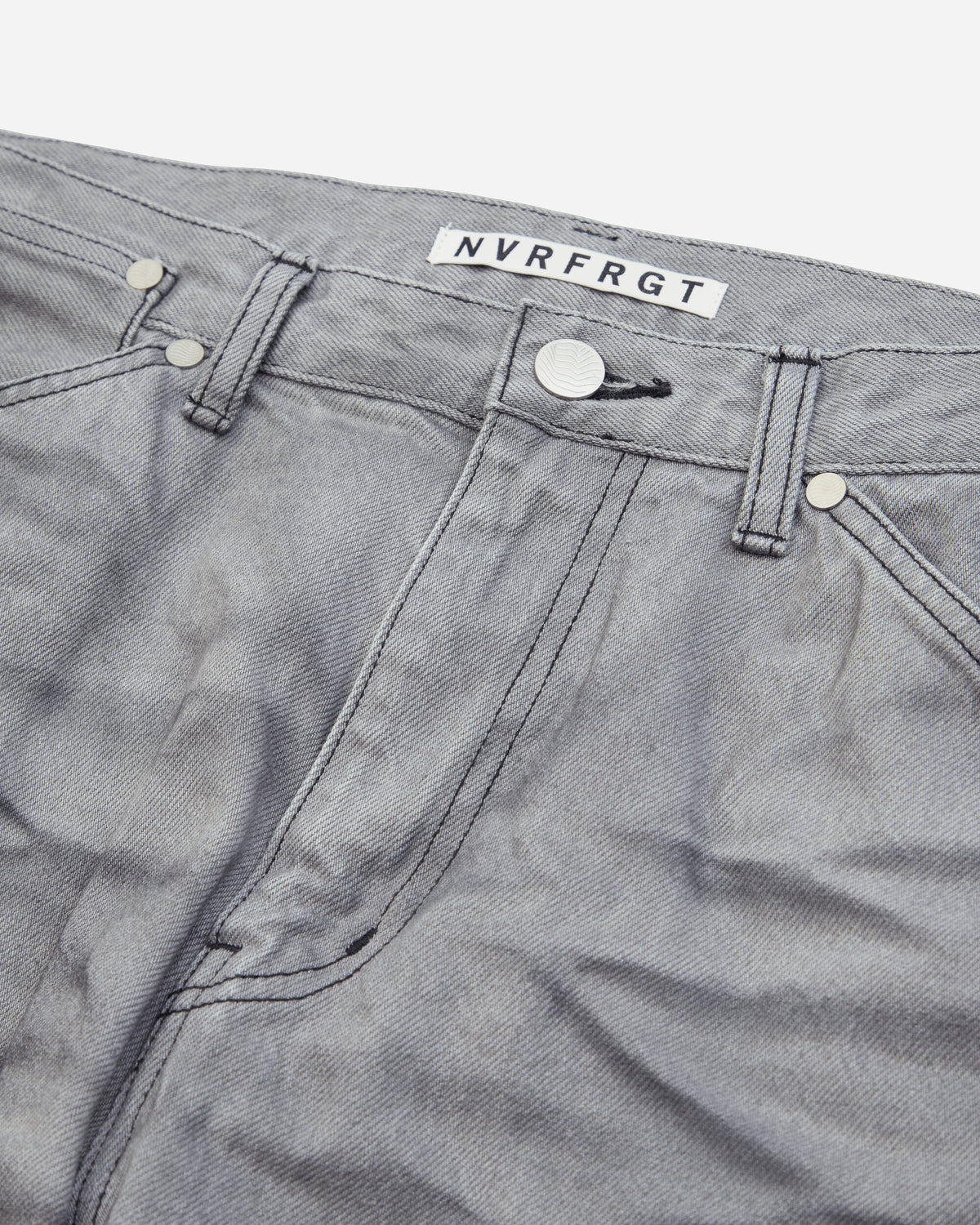 NVRFRGT 3D Twisted Jeans Light Gray Pants Denim NF262P13C LIGHT GRAY