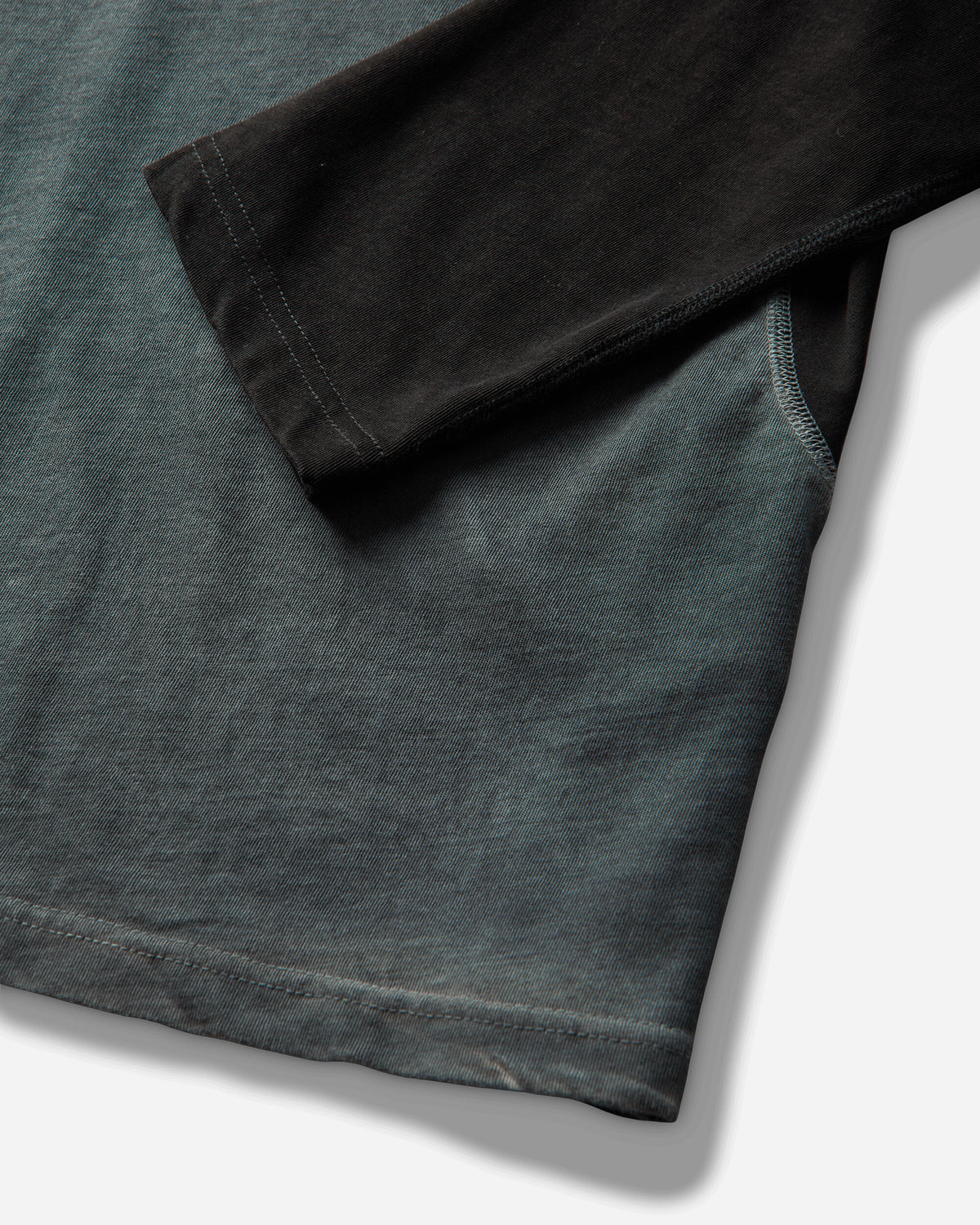 NVRFRGT Dirty Dyed Long Sleeve Baseball T Shirt Midnight T-Shirts Longsleeve NF262T06 MIDNIGHT