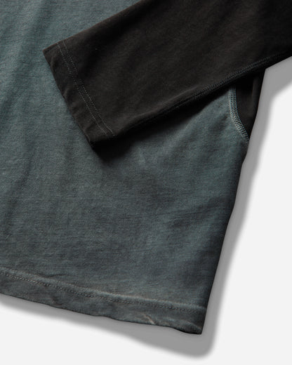 NVRFRGT Dirty Dyed Long Sleeve Baseball T Shirt Midnight T-Shirts Longsleeve NF262T06 MIDNIGHT