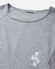 NVRFRGT Foil Paint Splatter Long Sleeve T Shirt H Gray T-Shirts Longsleeve NF262T07 HGRAY