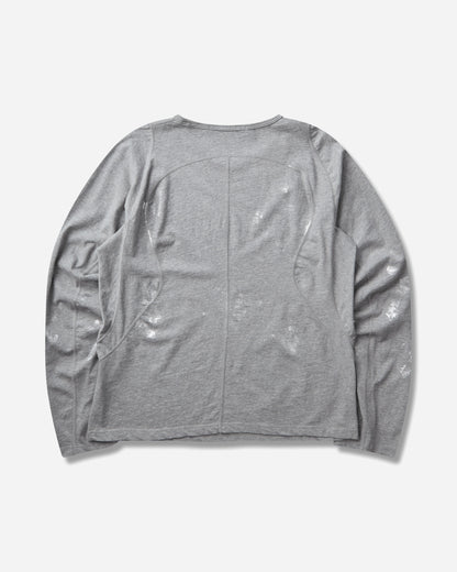 NVRFRGT Foil Paint Splatter Long Sleeve T Shirt H Gray T-Shirts Longsleeve NF262T07 HGRAY