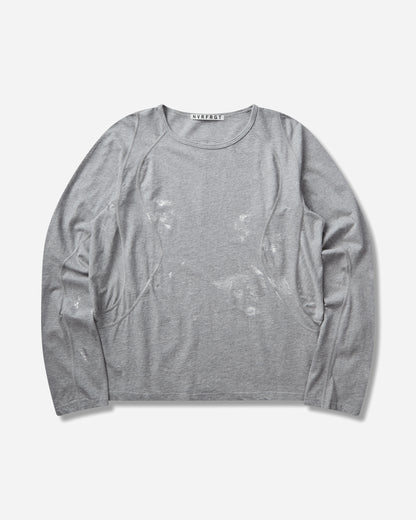 NVRFRGT Foil Paint Splatter Long Sleeve T Shirt H Gray T-Shirts Longsleeve NF262T07 HGRAY