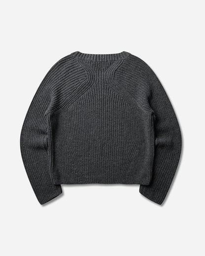 NVRFRGT V-Neck Sweater Charcoal Melange Knitwears Sweaters NF262K02 CHARCOAL MELANGE
