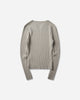 NVRFRGT Fitted Ribbed Top Ivoryh T-Shirts Top NF262K01 IVORYH