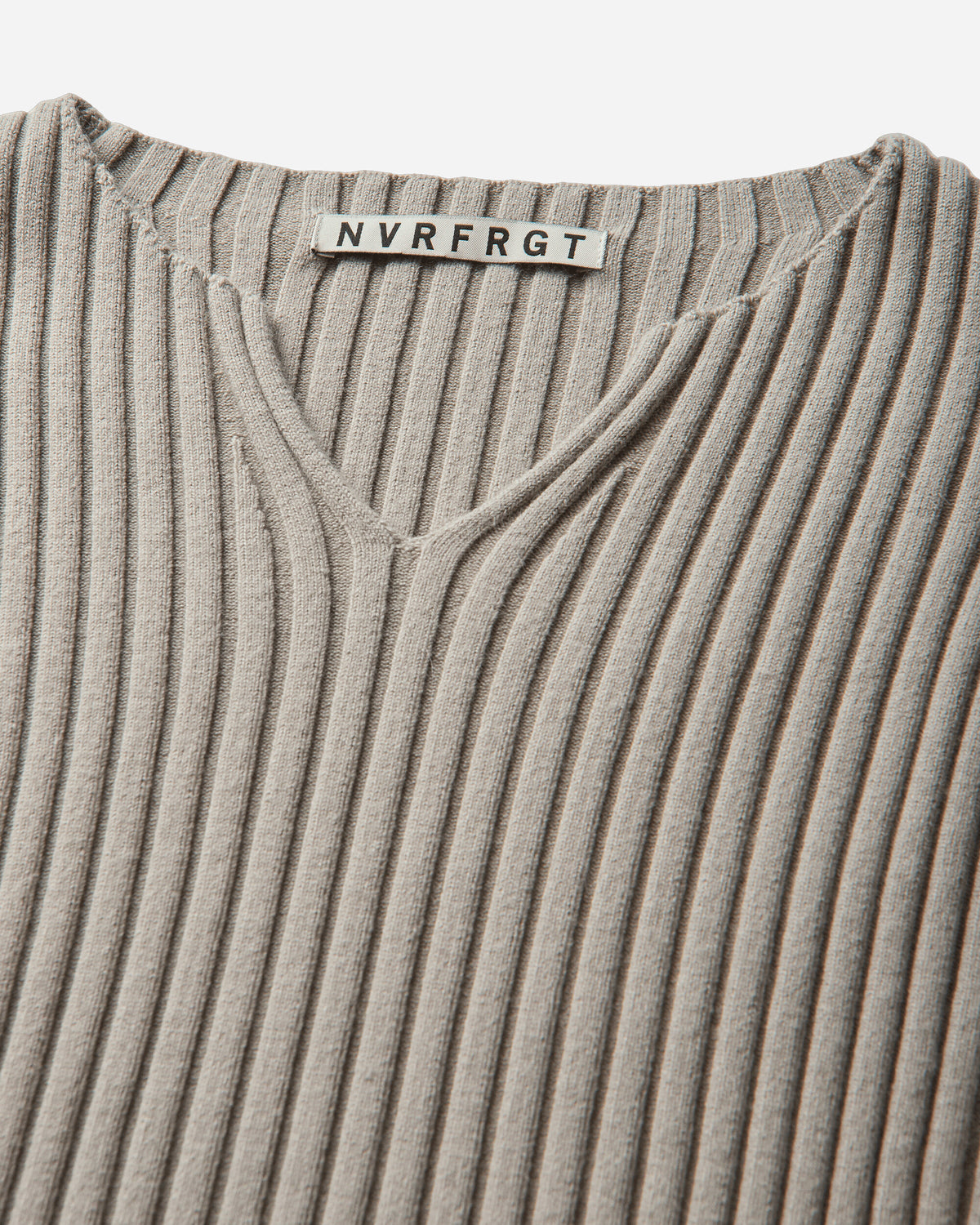 NVRFRGT Fitted Ribbed Top Ivoryh T-Shirts Top NF262K01 IVORYH