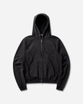 NVRFRGT Paneled Zip Up Hoodie Faded Black Sweatshirts Zip-Ups NF262T02 FADED BLACK