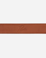 Needles Papillon Square Buckle Belt - Steer Lthr. Brown Belts Belt NS033 A