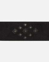Needles Square Studs Belt - Suede Lthr. Black Belts Belt OT037 B
