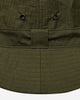 Needles Crusher Hat - C/N Oxford Cloth Olive Hats Bucket OT055 A