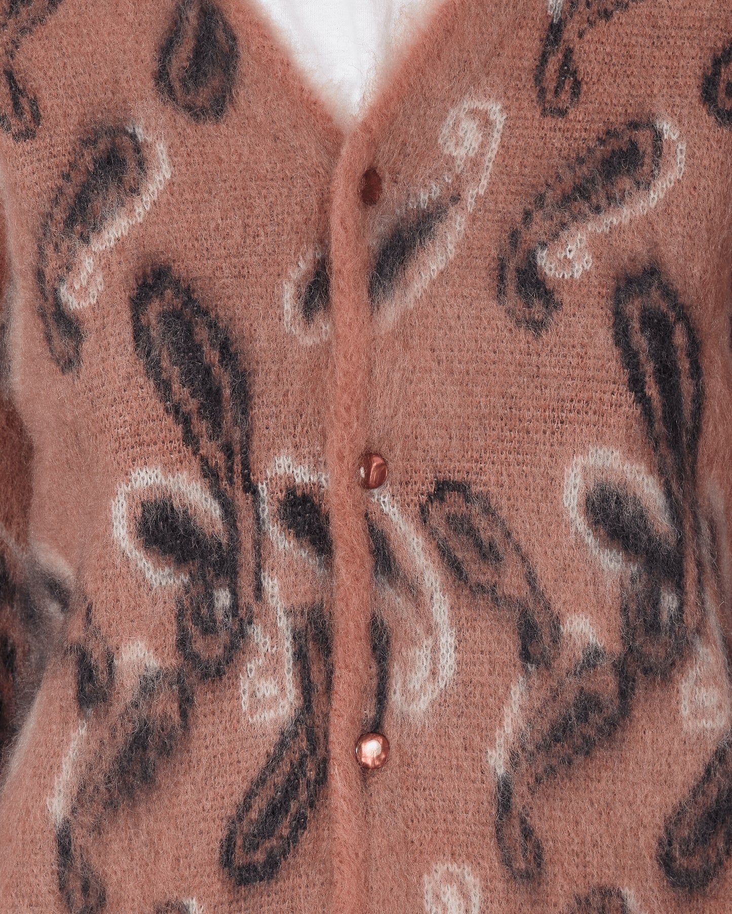 Needles Mohair Cardigan - Paisley Pink Knitwears Cardigans NS281 A