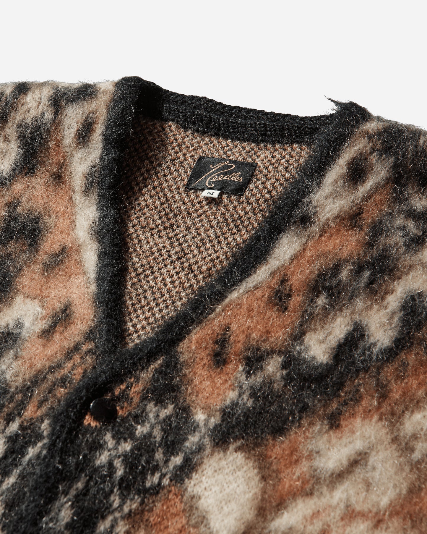 Needles Mohair Cardigan  Paisley Black Knitwears Cardigans RW356 BLACK