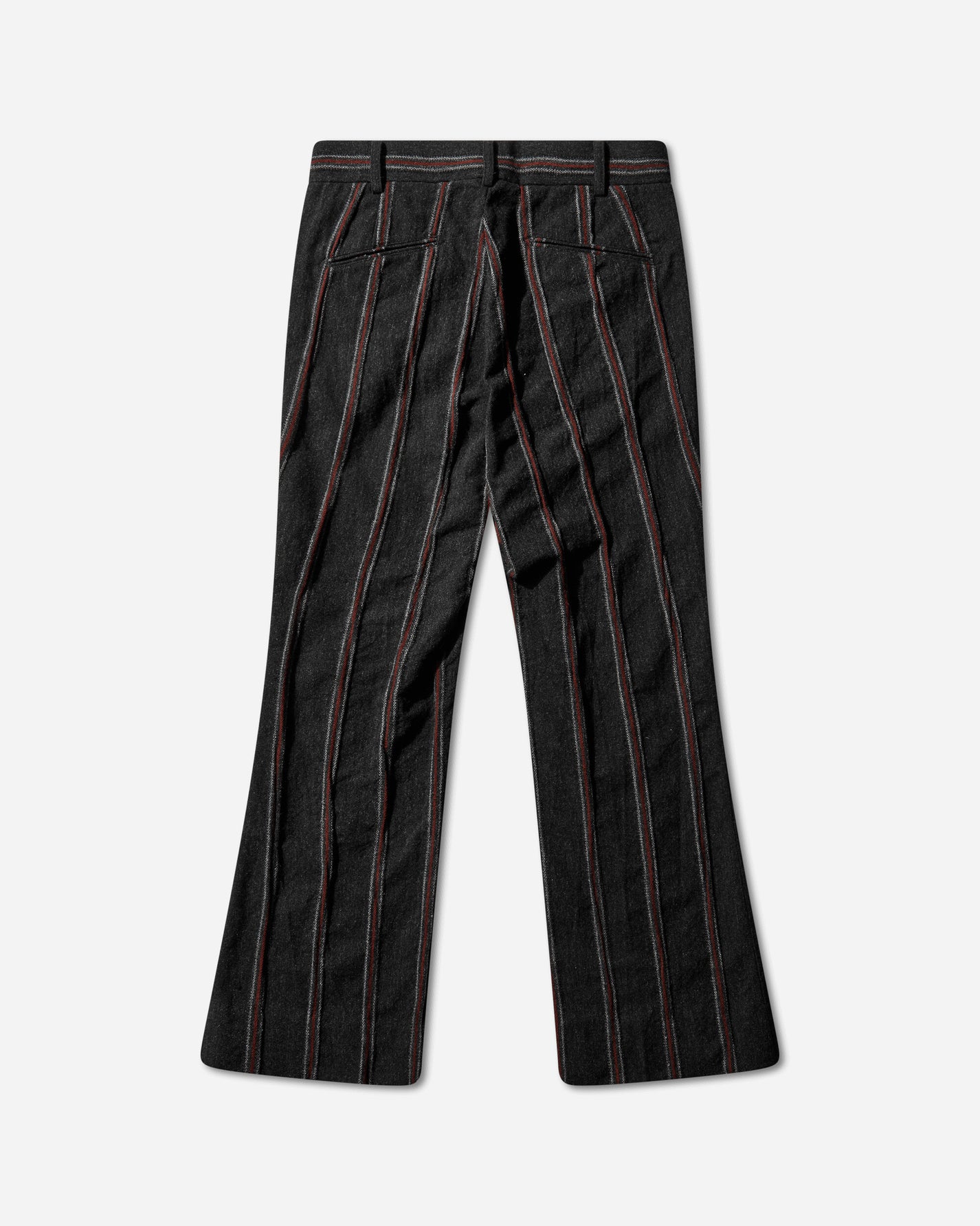 Needles BootCut Trouser Stripe Tweed A Charcoal/Red A Pants Casual RW135 GREY