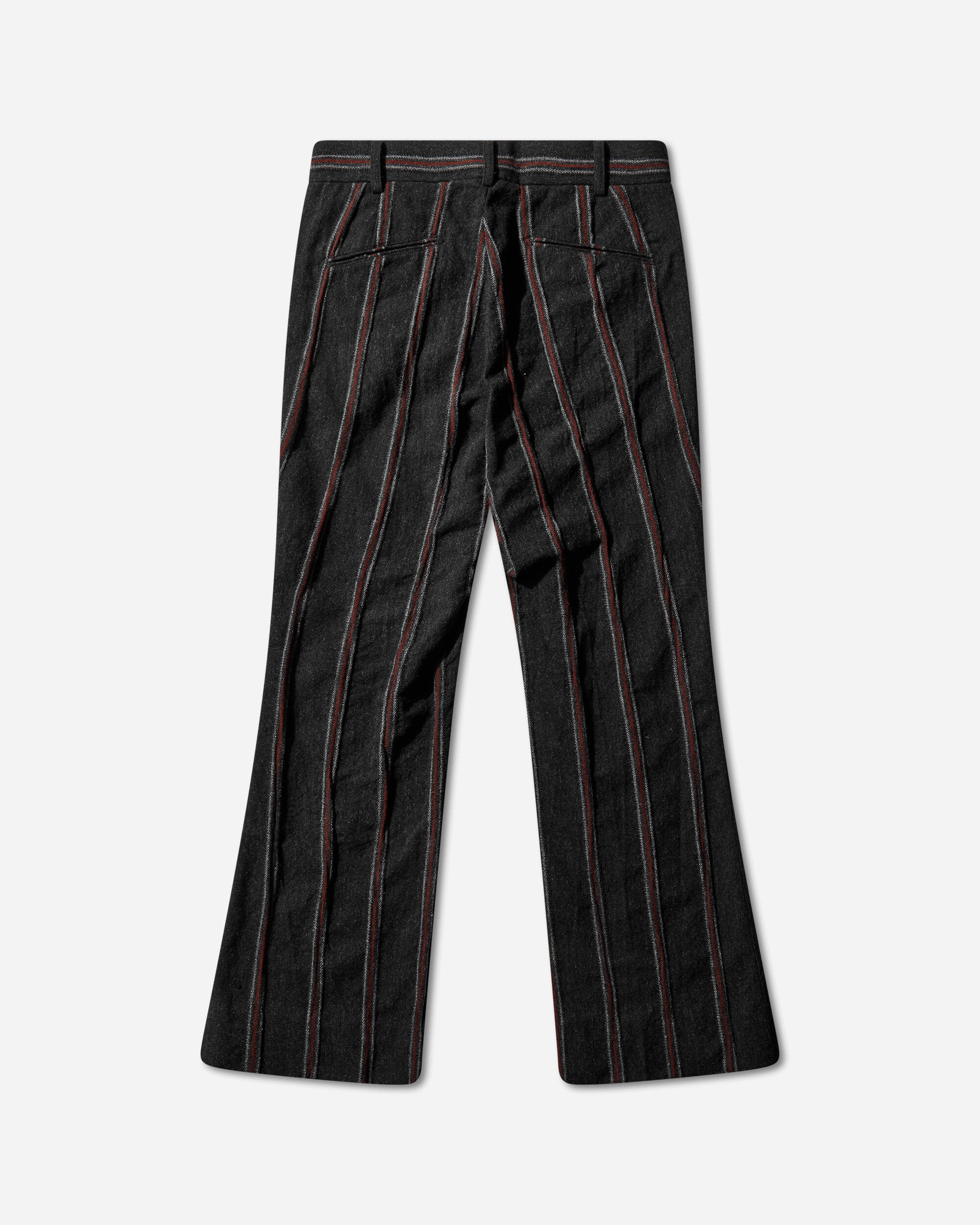 Needles BootCut Trouser Stripe Tweed A Charcoal/Red A Pants Casual RW135 GREY