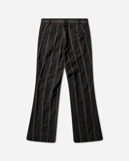 Needles BootCut Trouser Stripe Tweed A Charcoal/Red A Pants Casual RW135 GREY