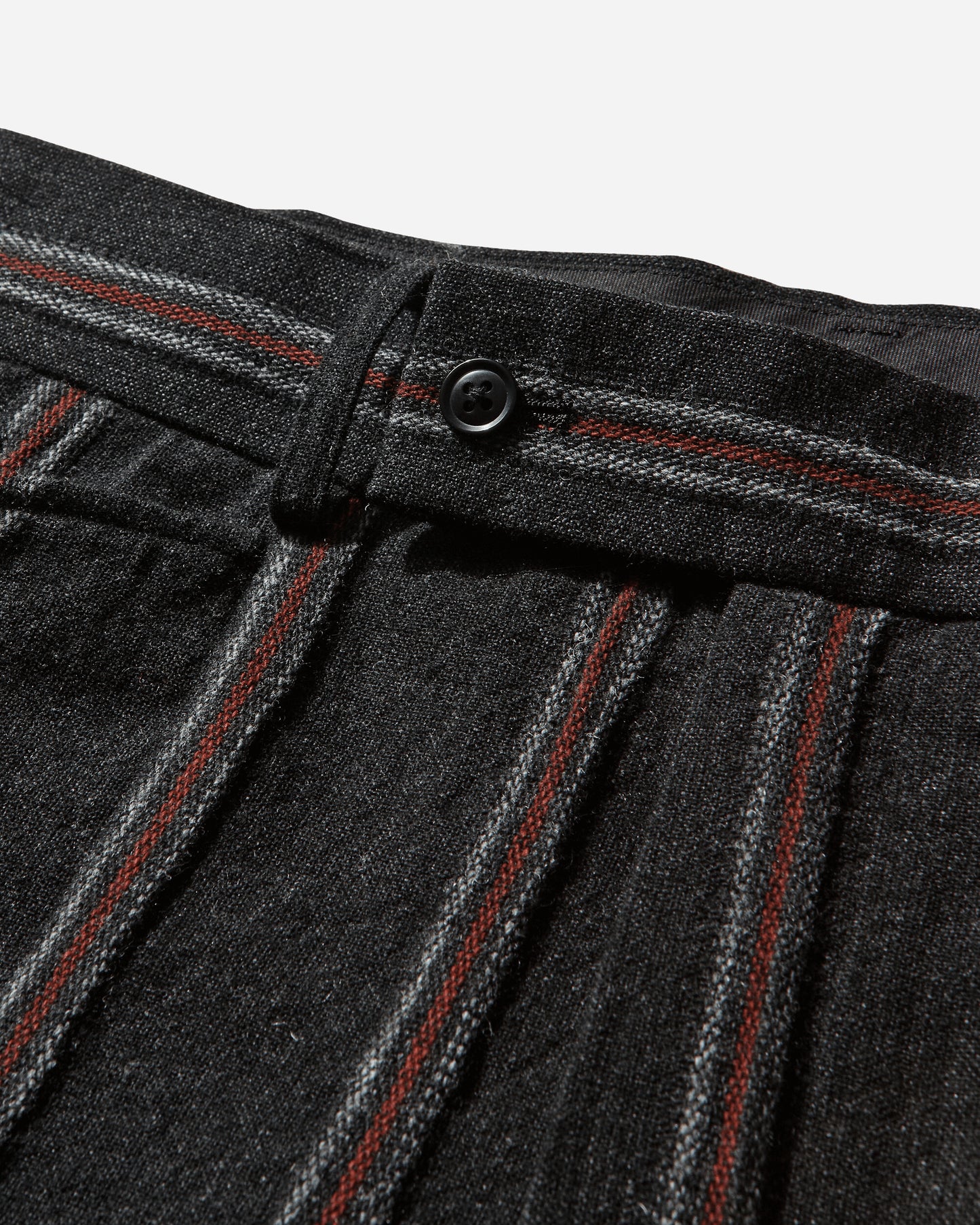 Needles BootCut Trouser Stripe Tweed A Charcoal/Red A Pants Casual RW135 GREY