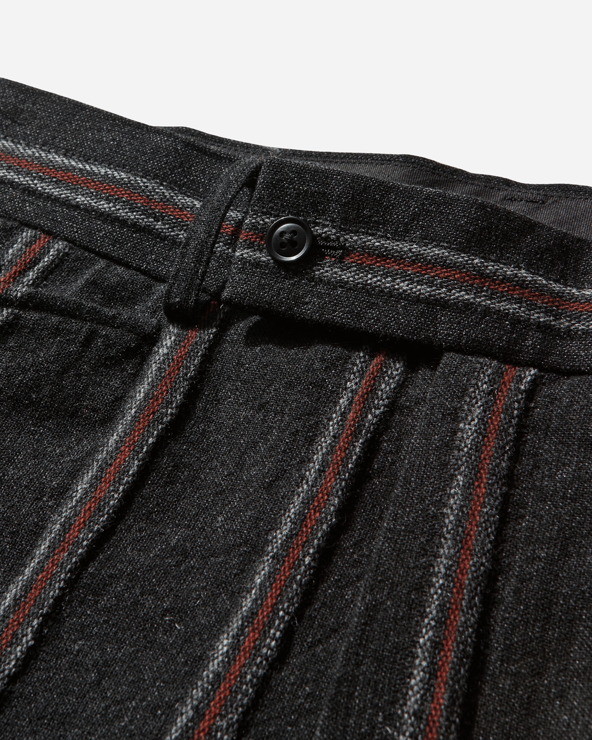 Needles BootCut Trouser Stripe Tweed A Charcoal/Red A Pants Casual RW135 GREY