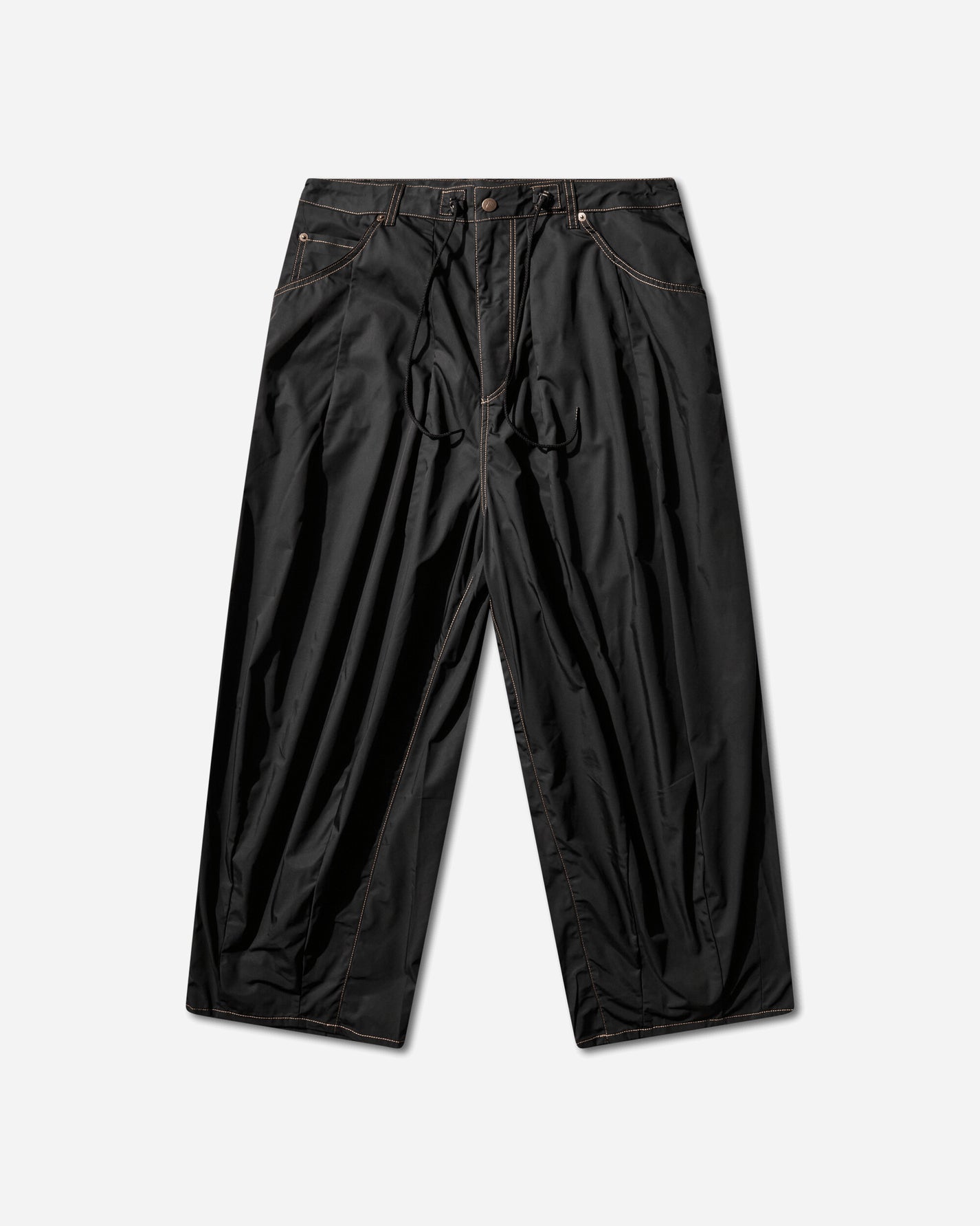 Needles Hd Jean Memory Poly Taffeta B/Black Pants Casual SX185 101487468