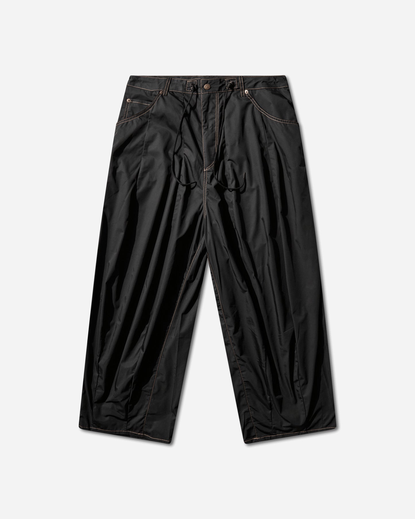 Needles Hd Jean Memory Poly Taffeta B/Black Pants Casual SX185 101487468