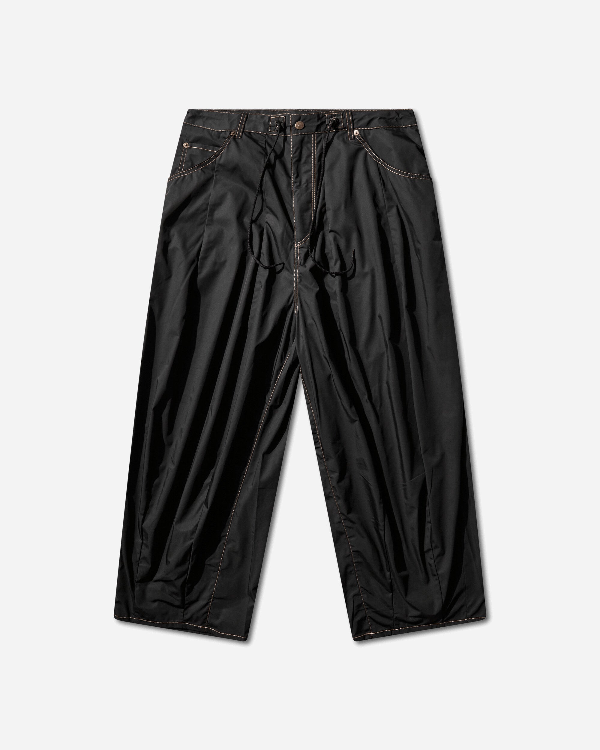 Needles Hd Jean Memory Poly Taffeta B/Black Pants Casual SX185 101487468