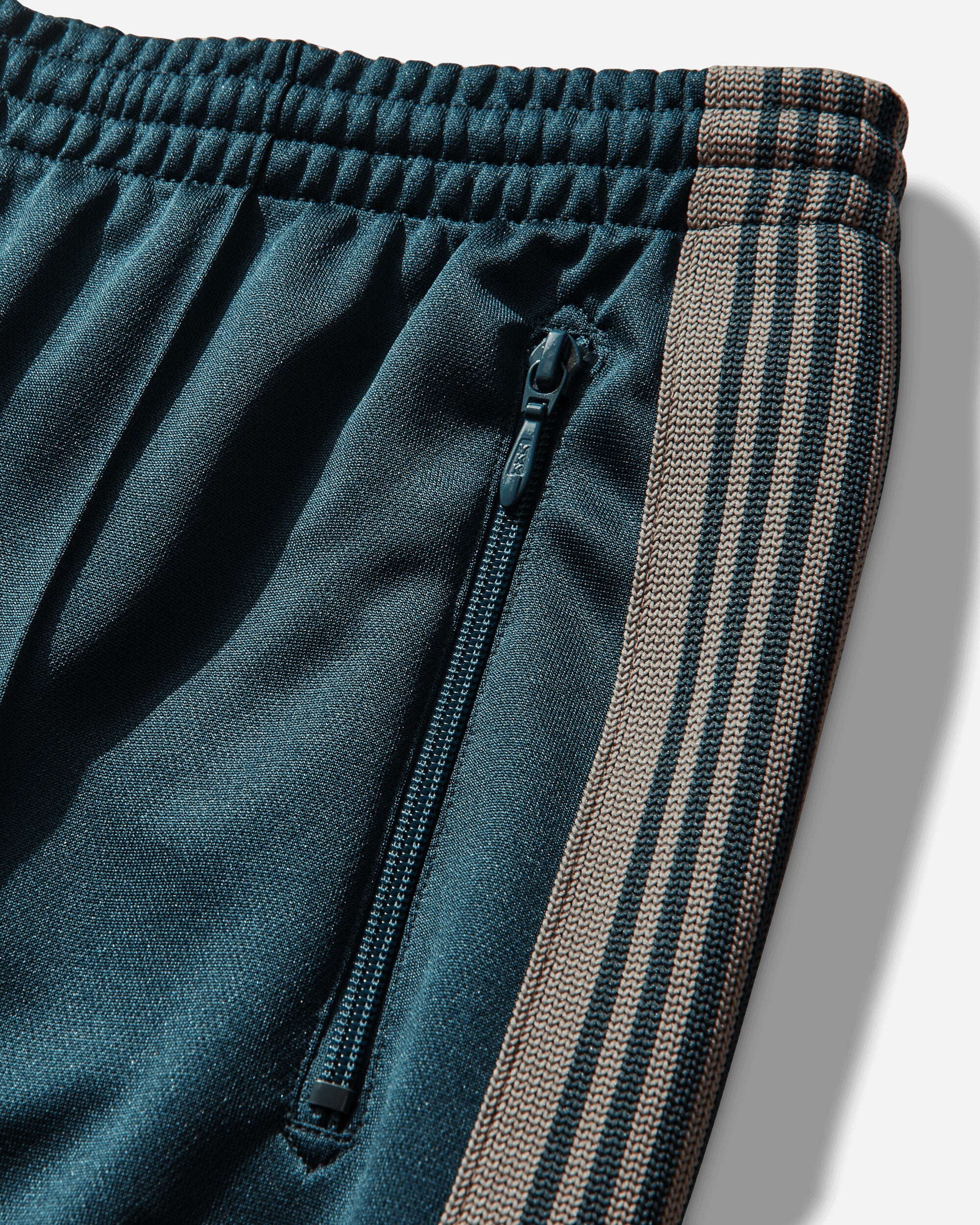 Needles Track Pant Poly Smooth B/Green Pants Casual SX406 101487824