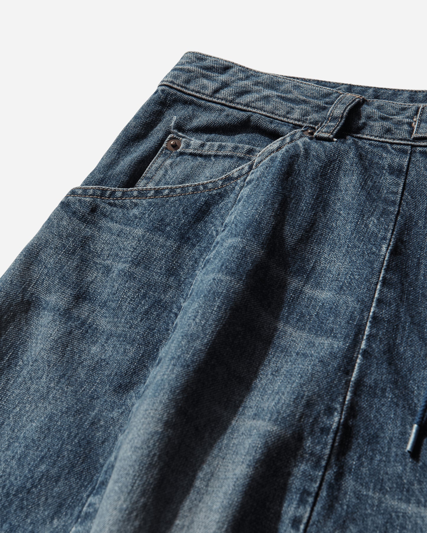 Needles HD Jean  12oz Denim A Indigo A Pants Denim RW235 BLUE