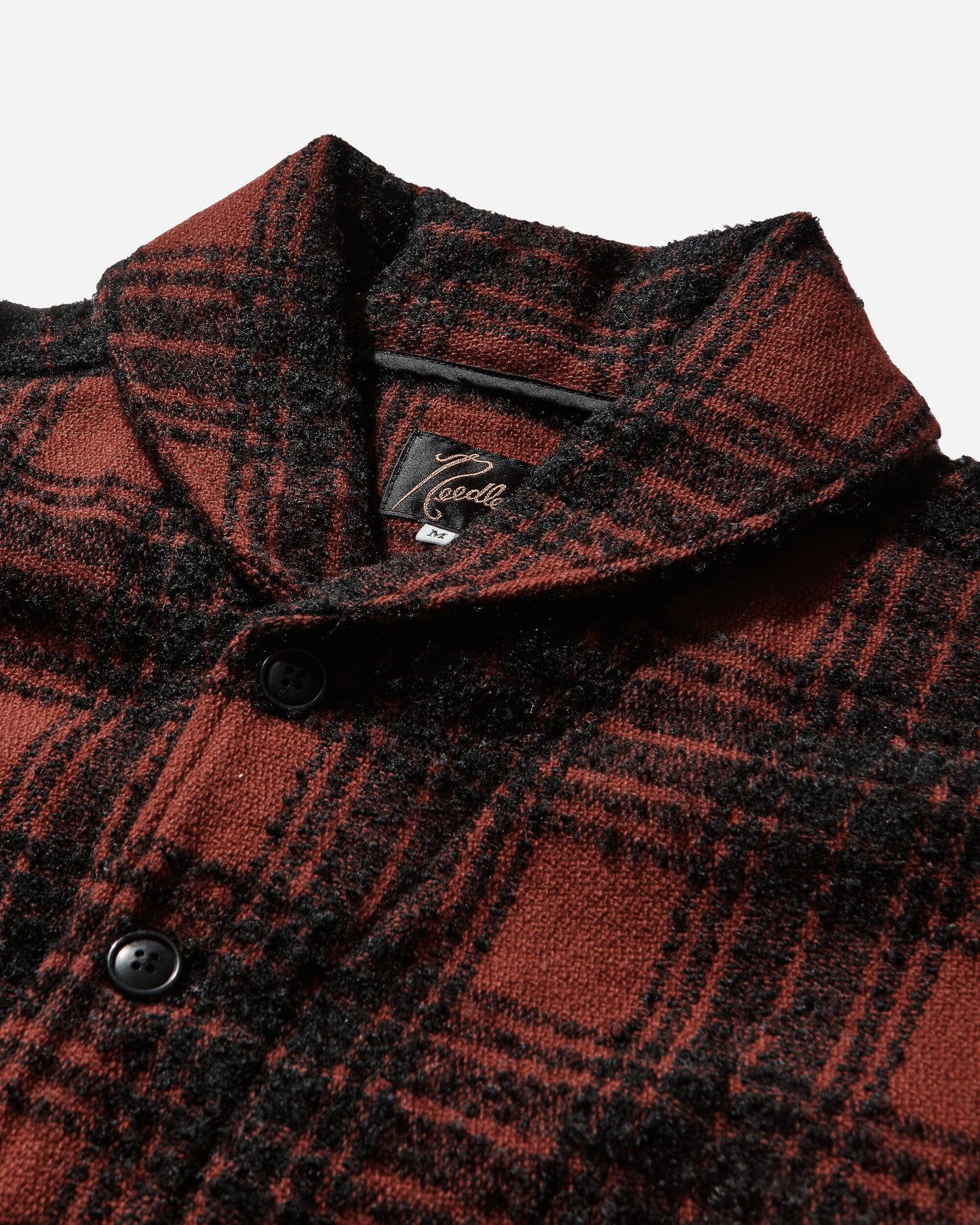 Needles Dolman Sleeve Logger Jacket  Wool Plaid A Red A Coats and Jackets Jackets RW185 RED