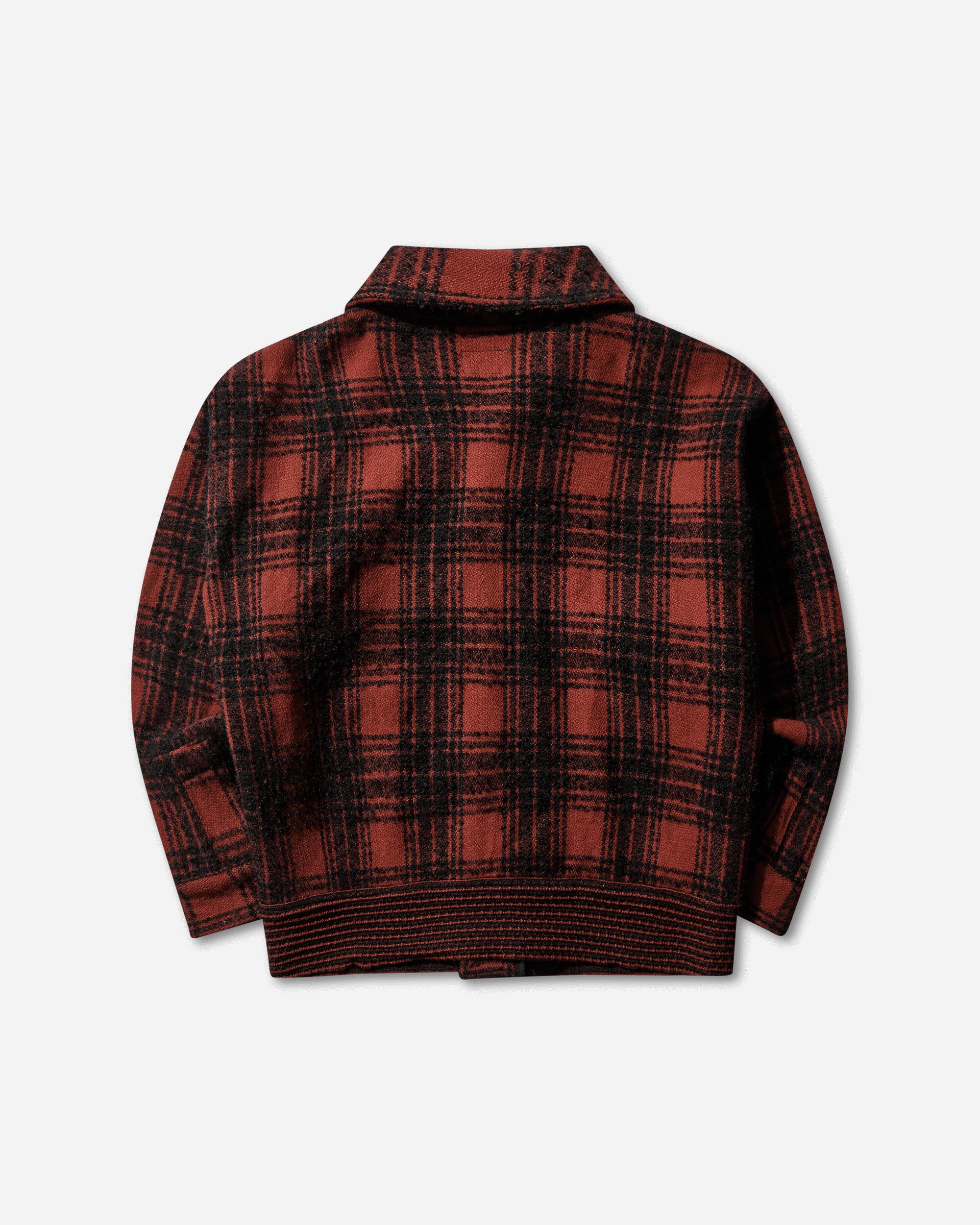 Needles Dolman Sleeve Logger Jacket  Wool Plaid A Red A Coats and Jackets Jackets RW185 RED