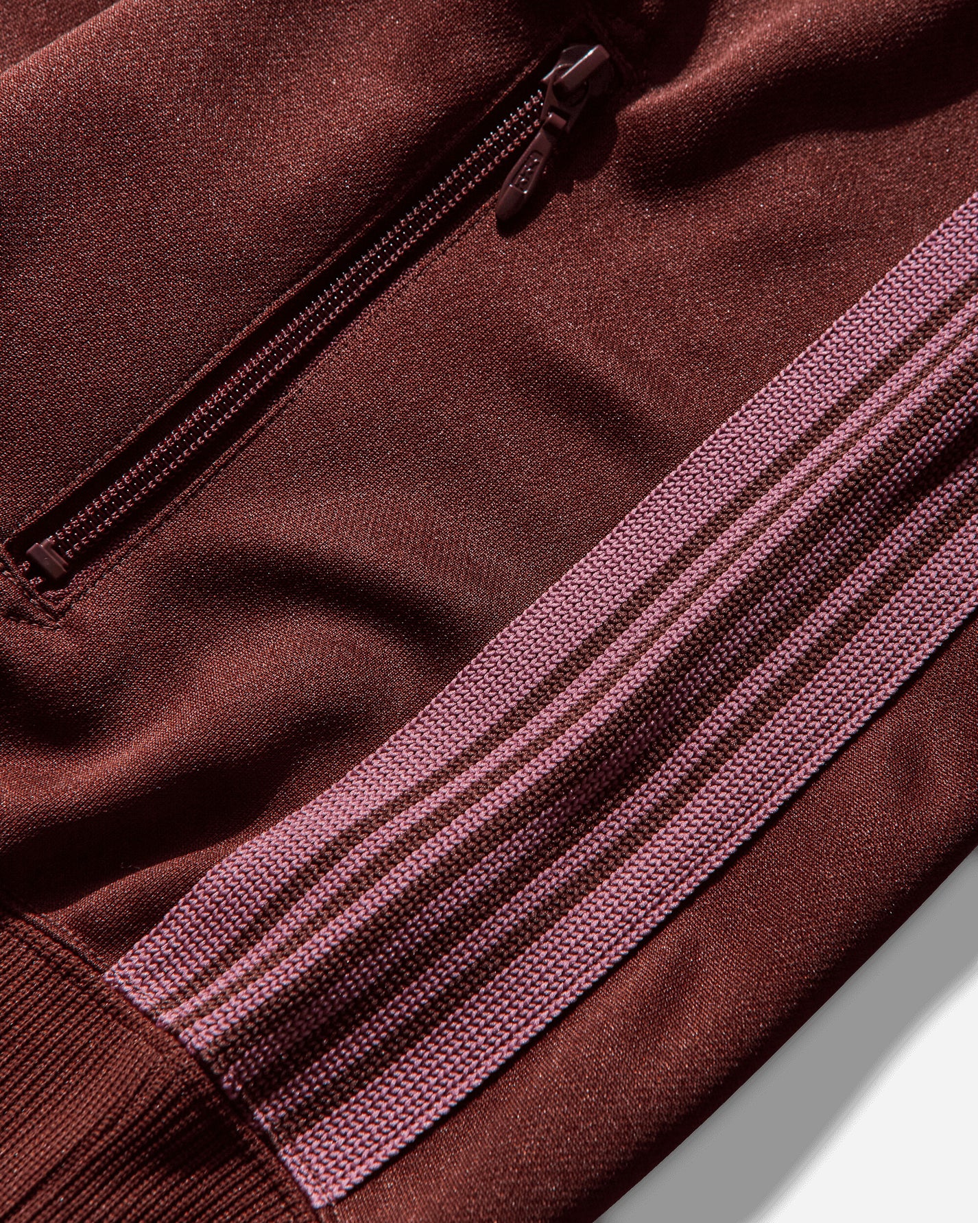 Needles Track Jacket  Poly Smooth A Brown A Coats and Jackets Jackets RW314 BROWN