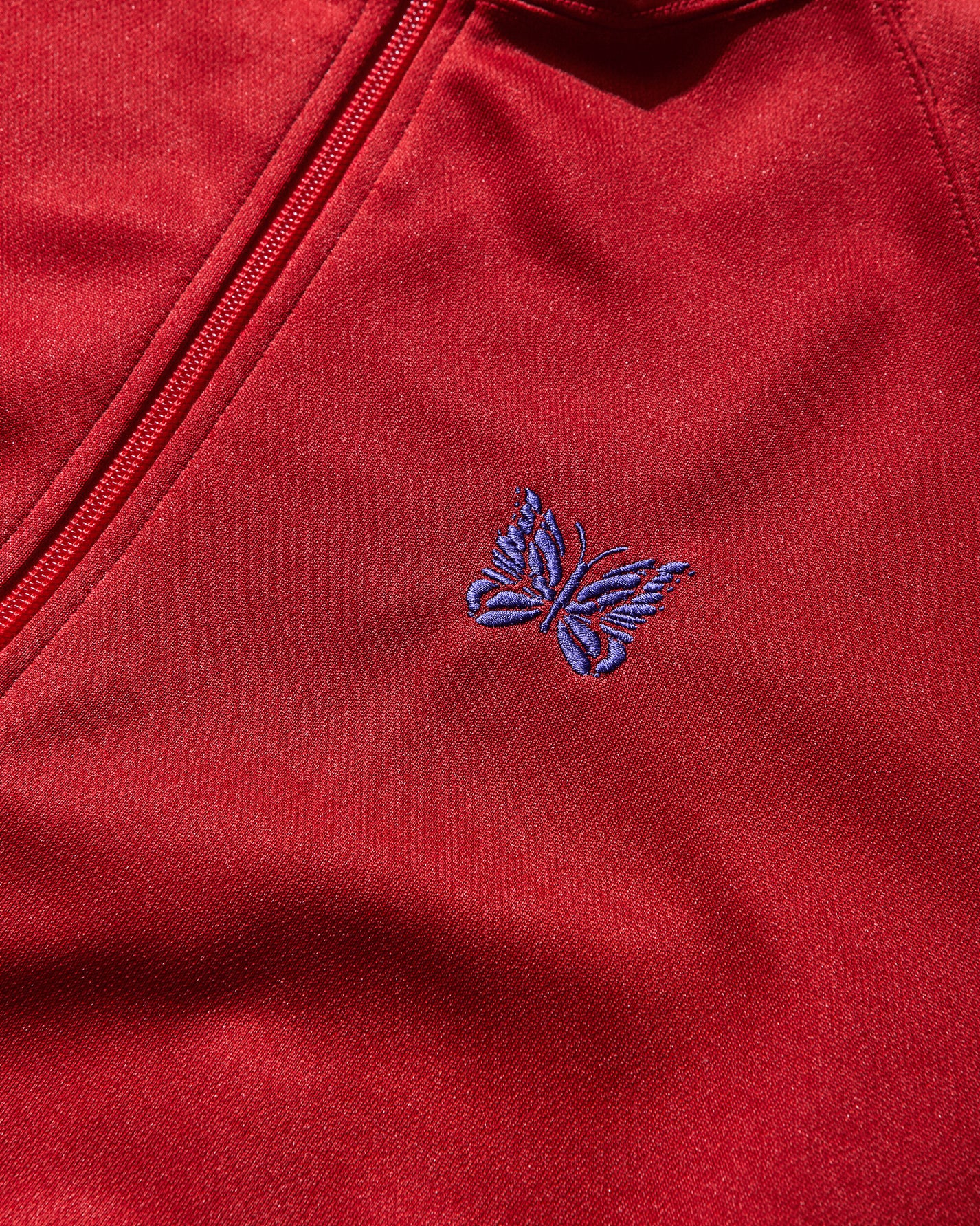 Needles Track Jacket  Poly Smooth C Red C Coats and Jackets Jackets RW314 RED