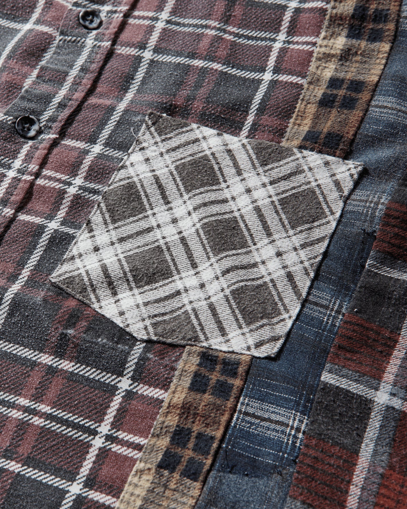 Needles Flannel Shirt Cuts Wide Shirt Assorted Shirts Longsleeve Shirt SX481 101487977