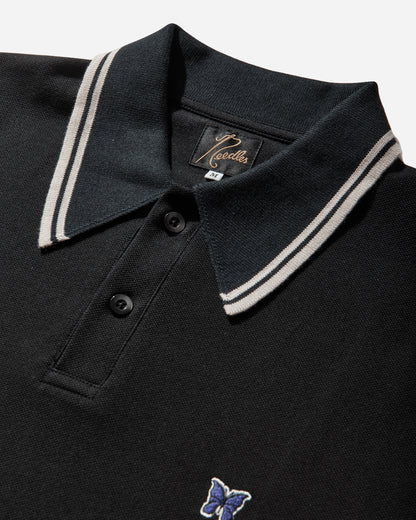 Needles Regular Collar Polo Cotton Pique D/Black T-Shirts Polo SX442 101487918