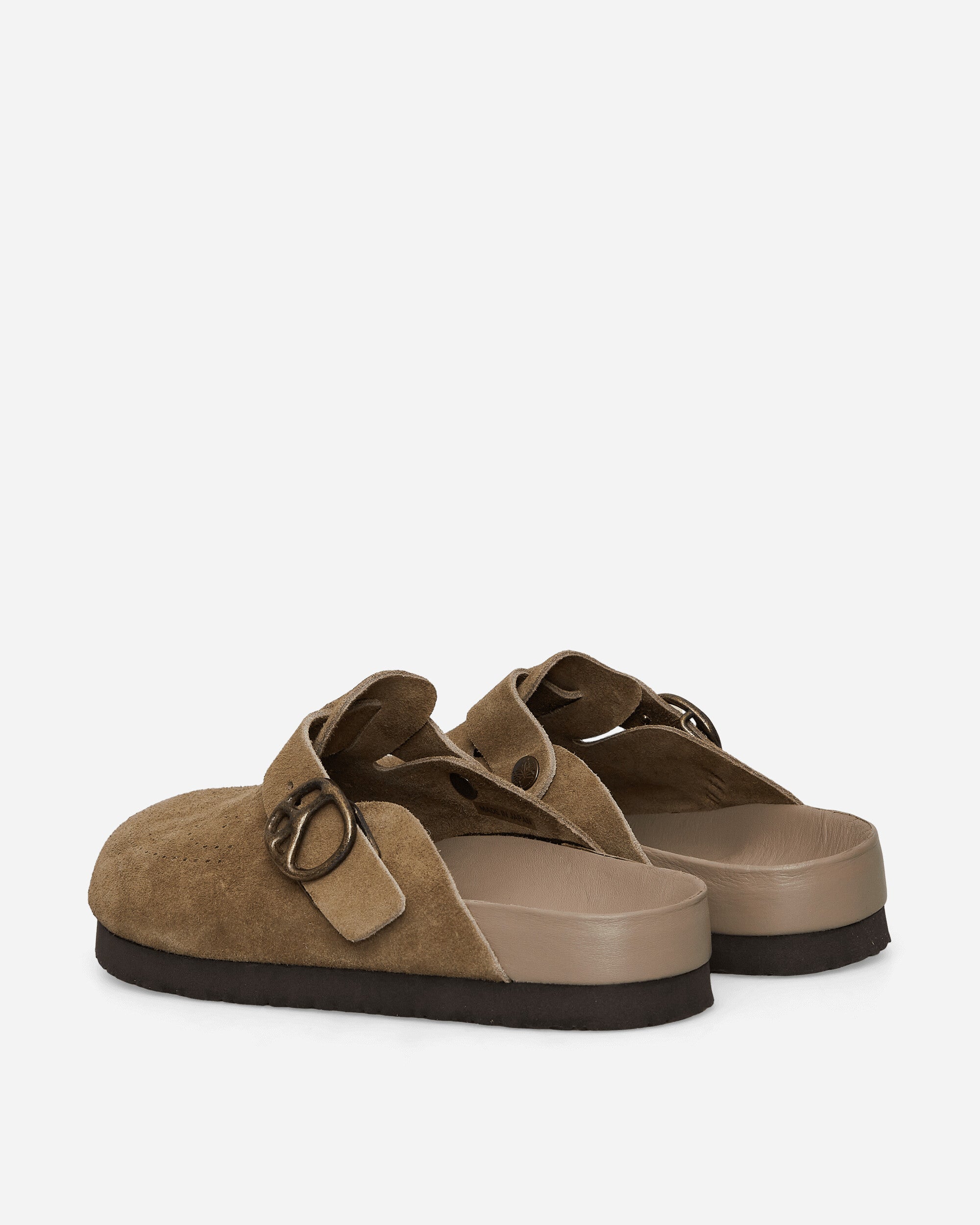 Needles Clog Sandal - Suede Lthr. Taupe Sandals and Slides Sandals and Mules OT057 A