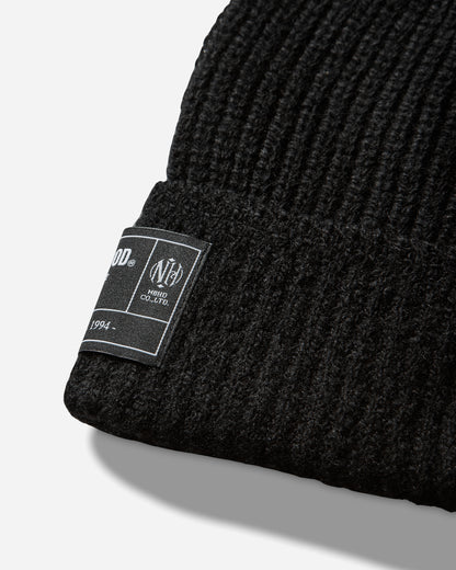 Neighborhood Jp Beanie Black Hats Beanies 252FUNH-HT01 BLACK