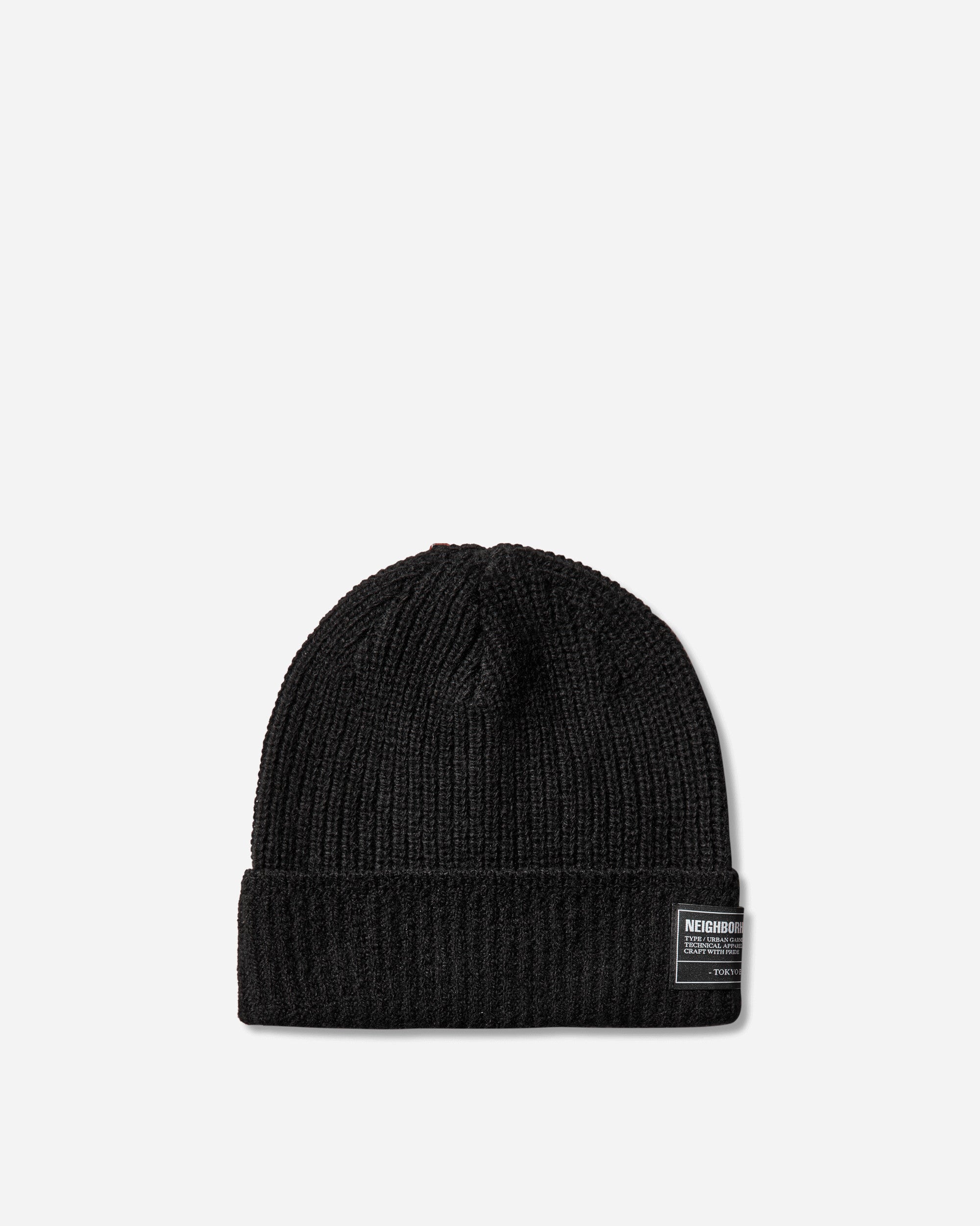 Neighborhood Jp Beanie Black Hats Beanies 252FUNH-HT01 BLACK