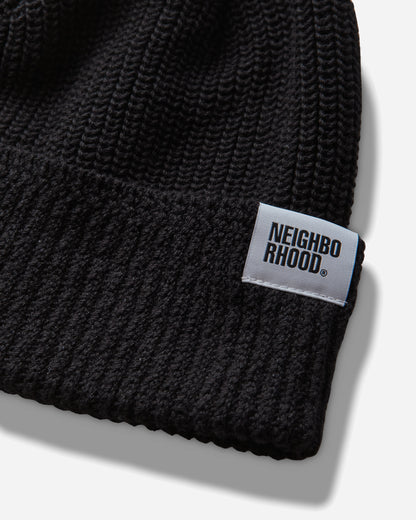 Neighborhood Jp Beanie Black Hats Beanies 261FUNH-HT01 BLACK