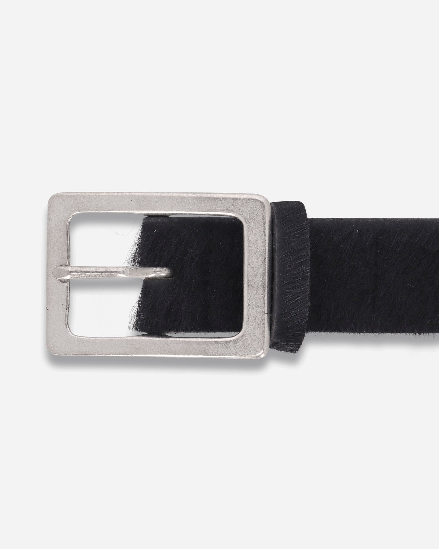 Neighborhood Hair-On Leather Belt Black Belts Belt 262PKNH-AC02 BLACK