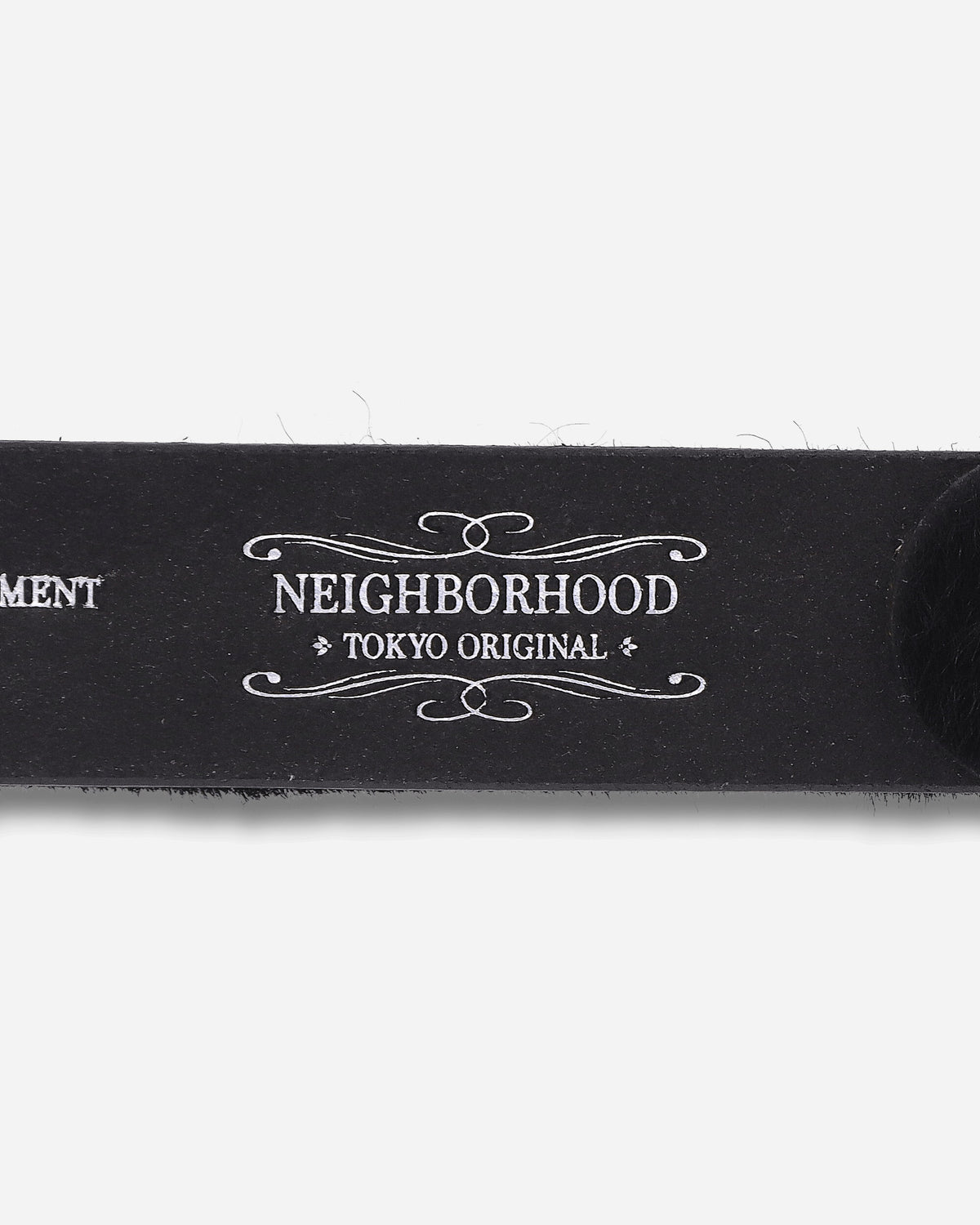 Neighborhood Hair-On Leather Belt Black Belts Belt 262PKNH-AC02 BLACK