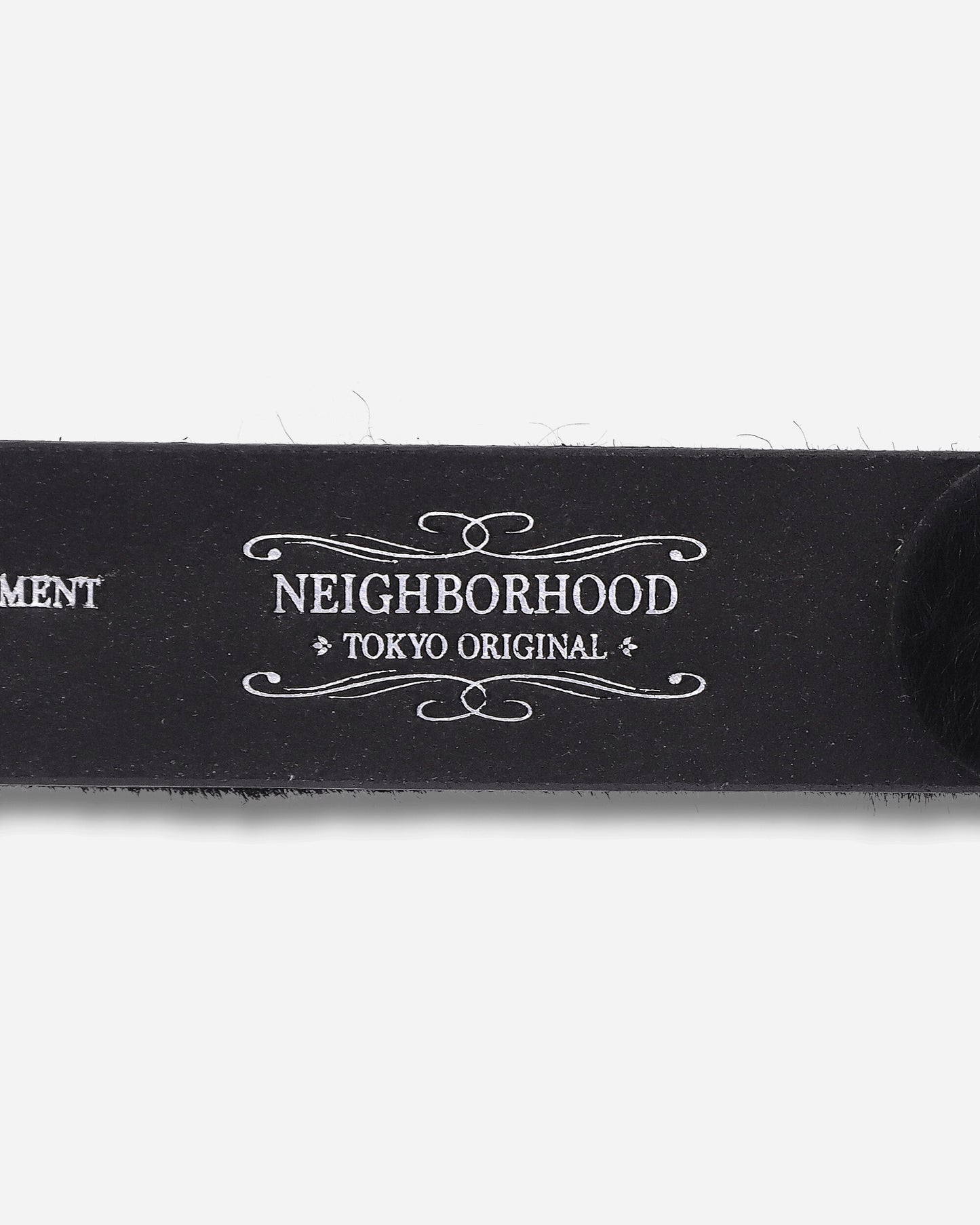 Neighborhood Hair-On Leather Belt Black Belts Belt 262PKNH-AC02 BLACK